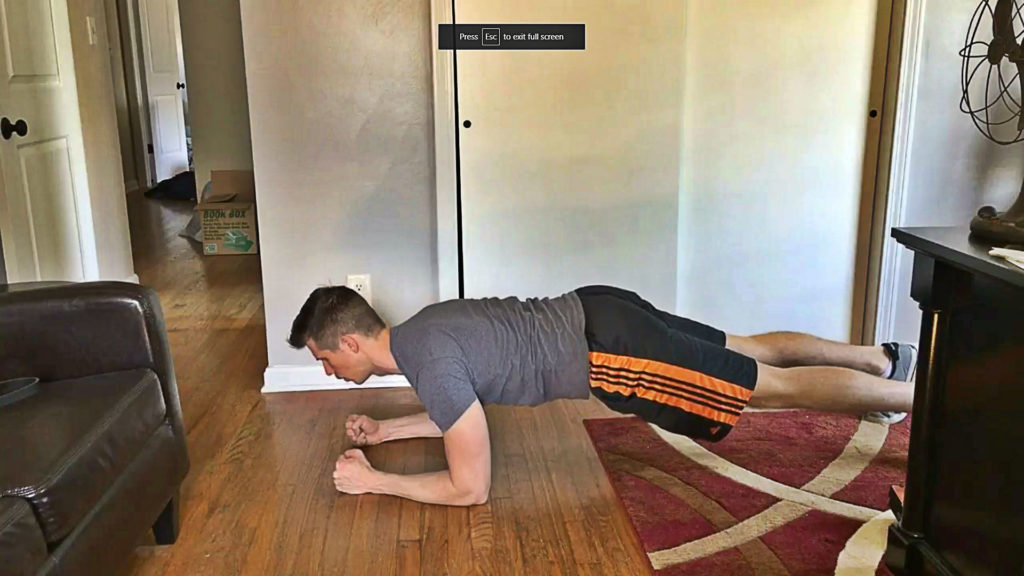 dorm exercises planks