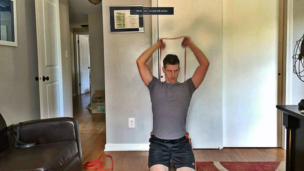 dorm exercises tricep extensions